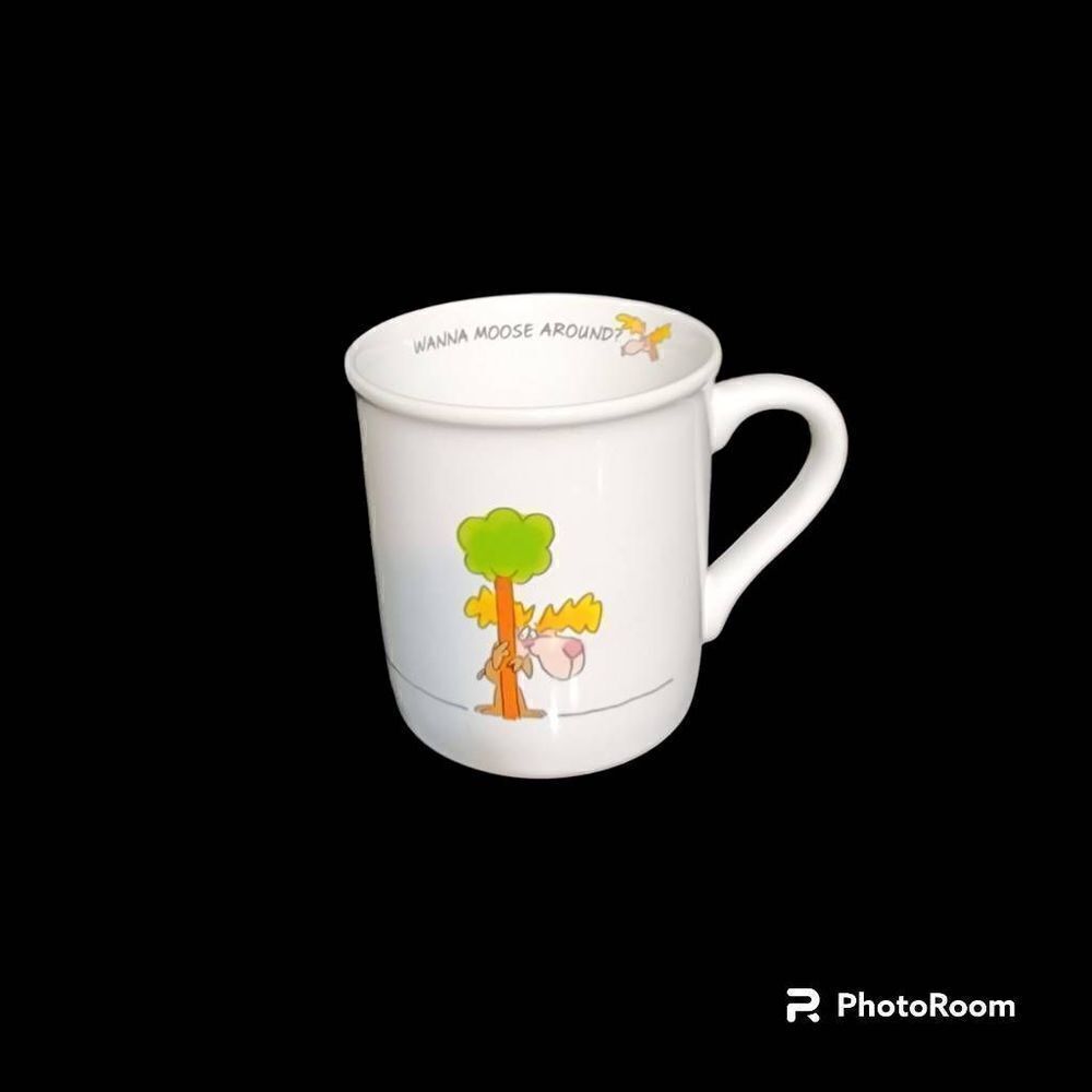 Hallmark Rim Shots 1986 Mug Wanna Moose Around